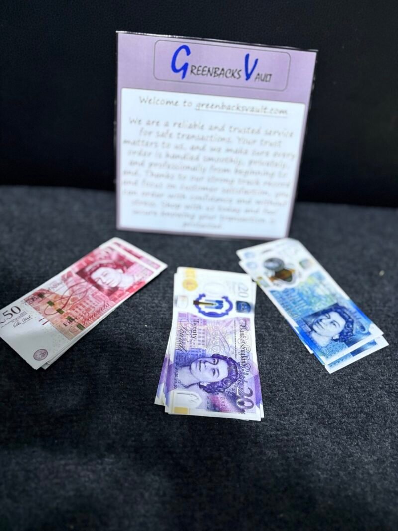 Top Quality UK £ Backnotes